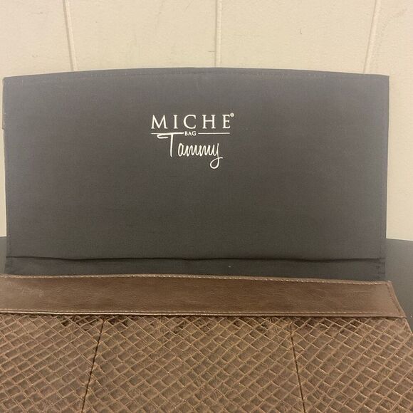Miche Purse Classic Shell Cover Only Tammy Brown Leather 11.5" - Picture 10 of 12